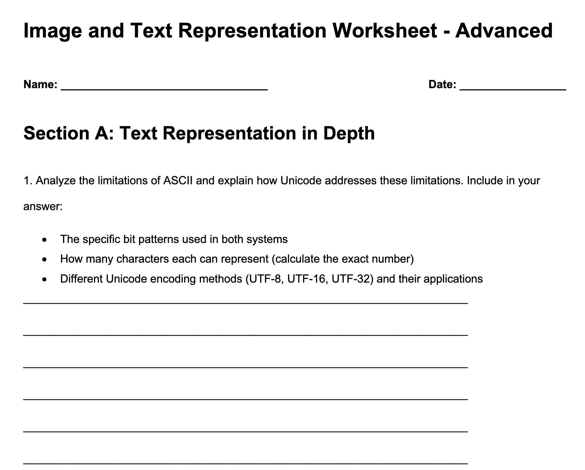 Assessments Example
