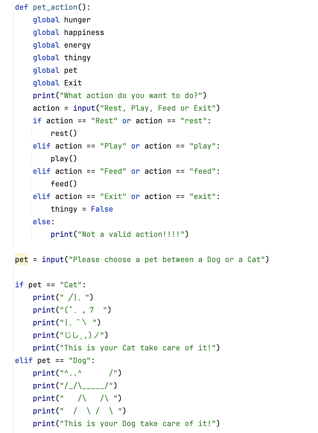 Competitions Example